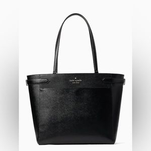 Black Staci Laptop Tote